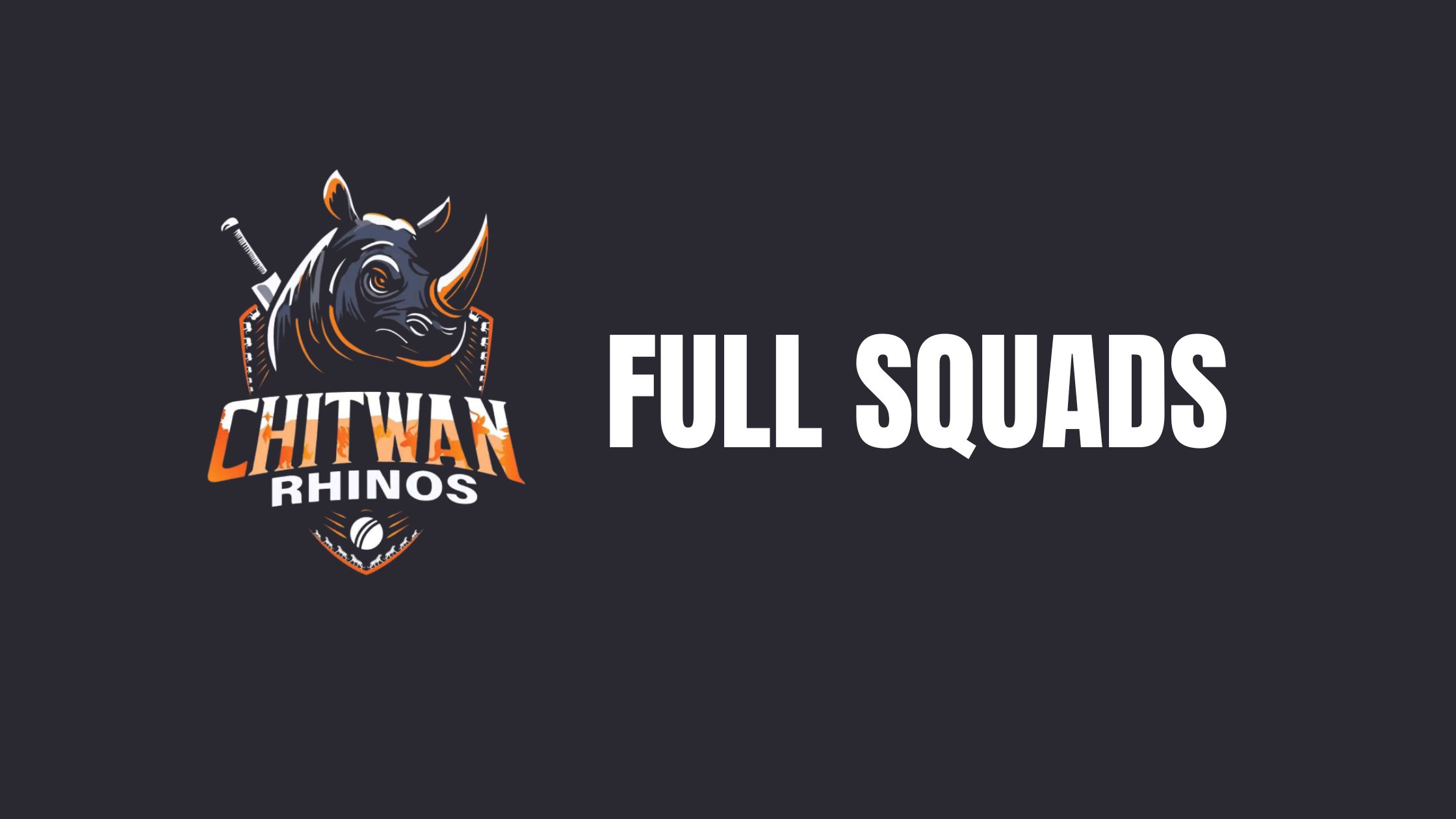 Chitwan Rhinos Full Squads For NPL 2024