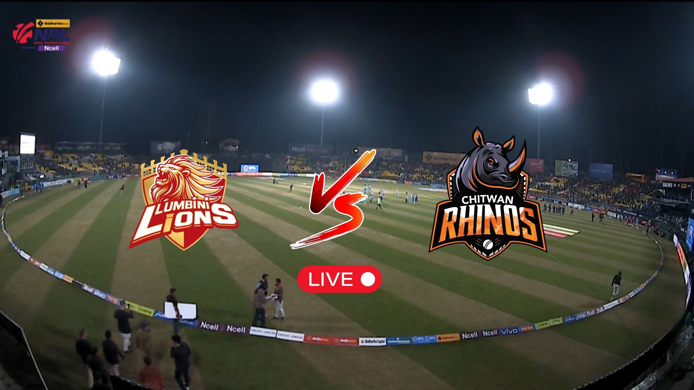 Watch Chitwan Rhinos Vs Lumbini Lions Live