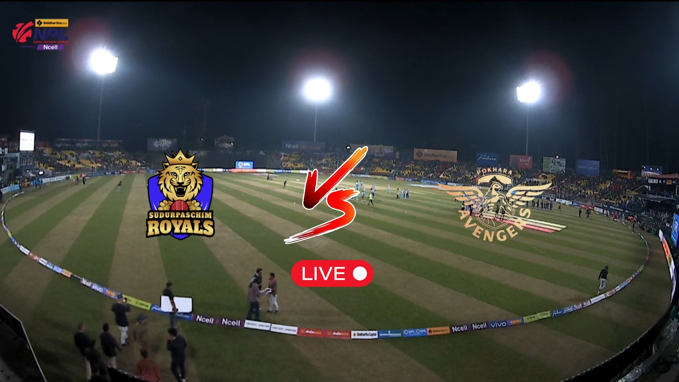 Watch Pokhara Avengers Vs Sudurpaschim Royals Live