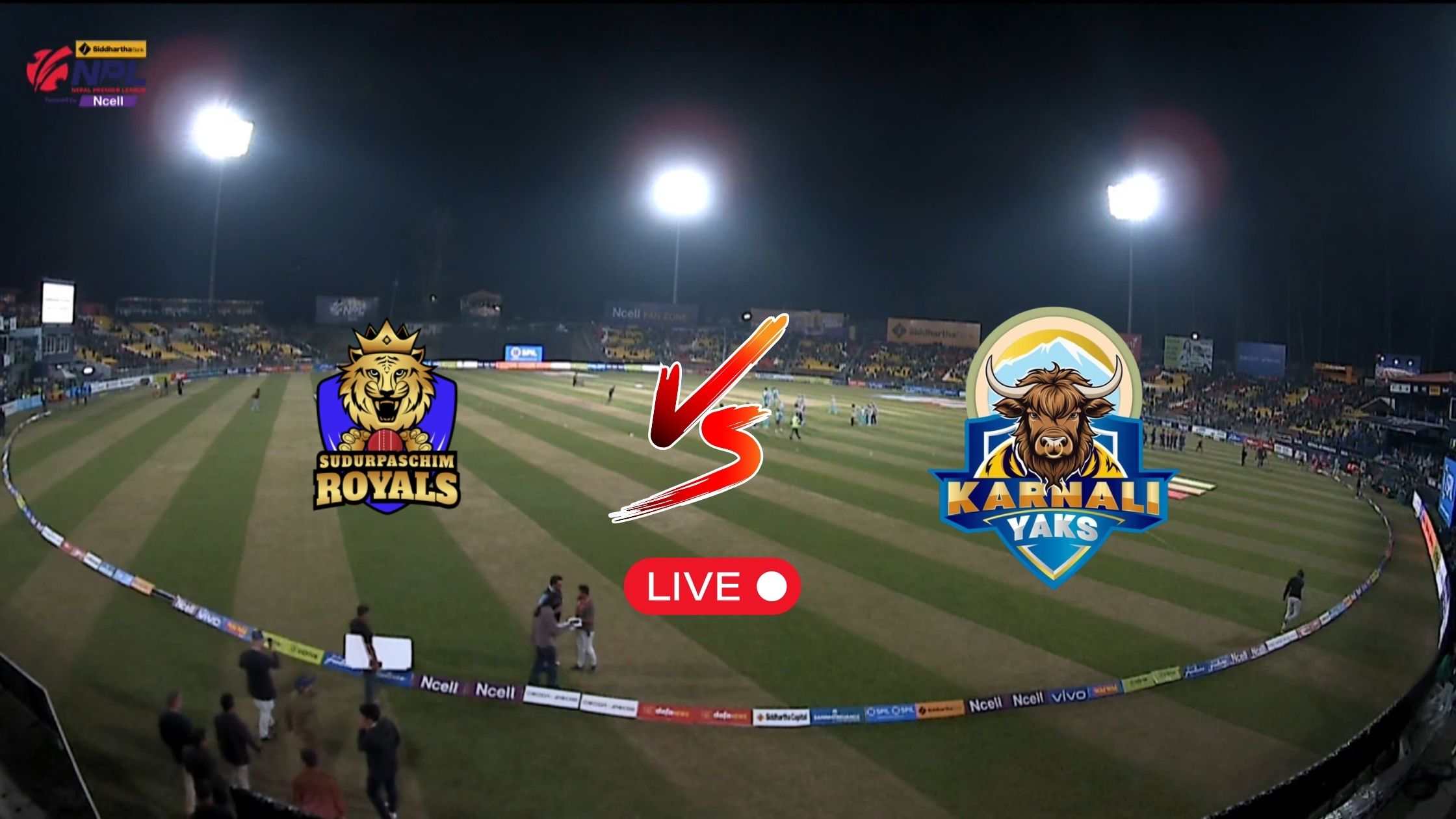 Watch Sudurpaschim Royals Vs Karnali Yaks Live