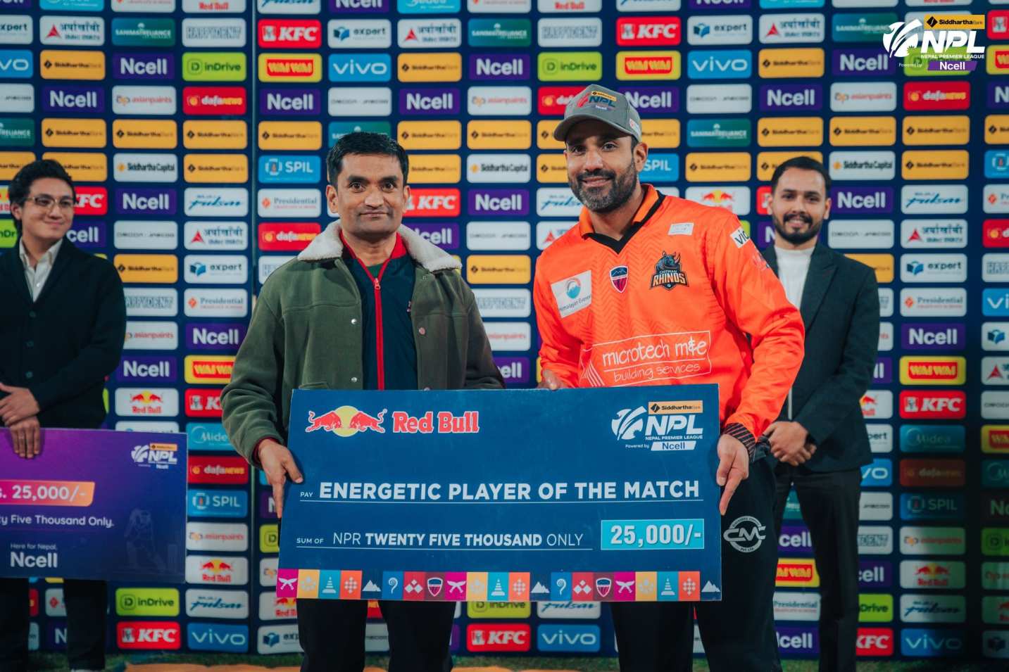 Chitwan Rhinos handed the Kings their first defeat of the season by 48 runs