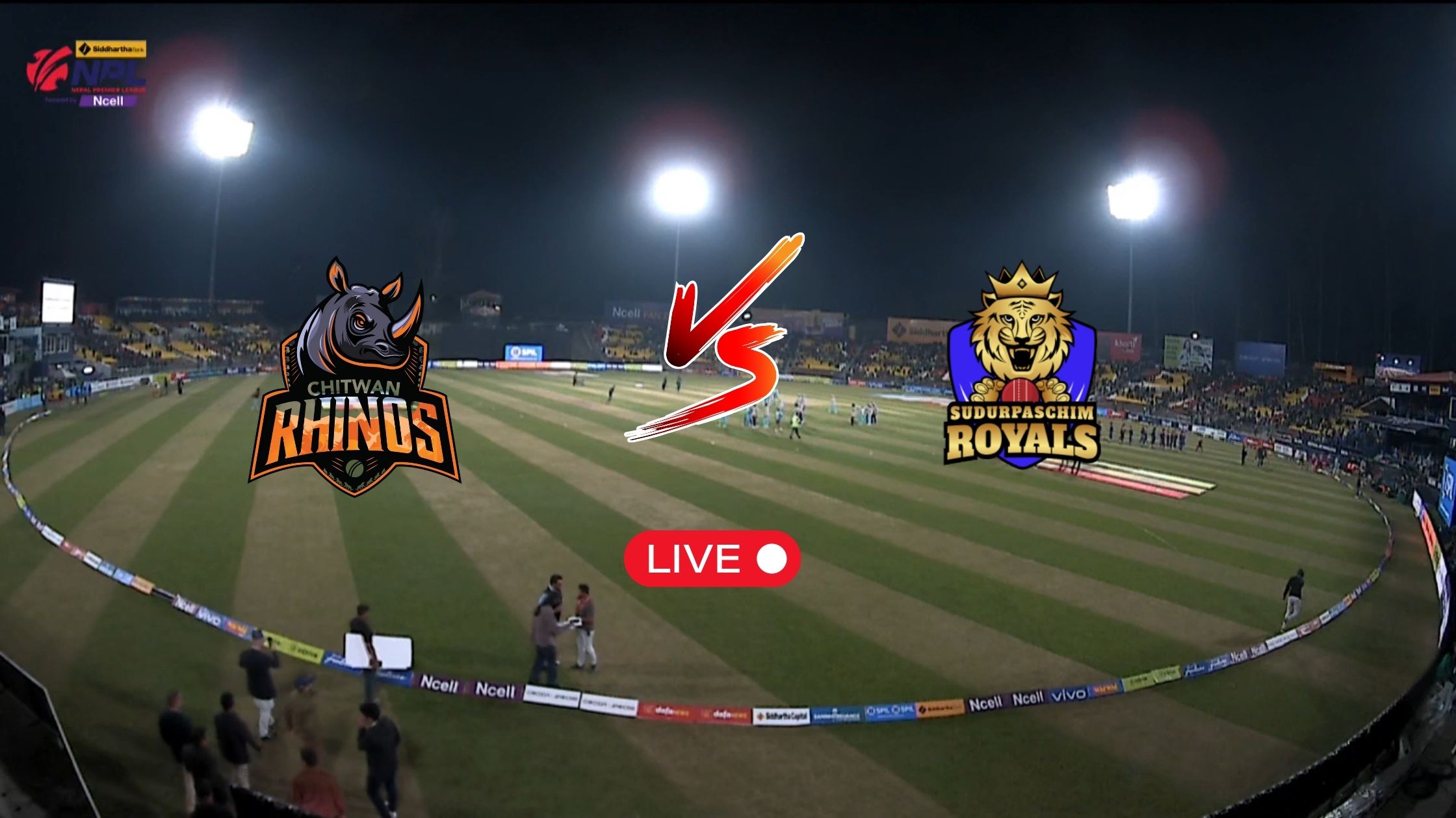 Watch Chitwan Rhinos Vs Sudurpaschim Royals Live