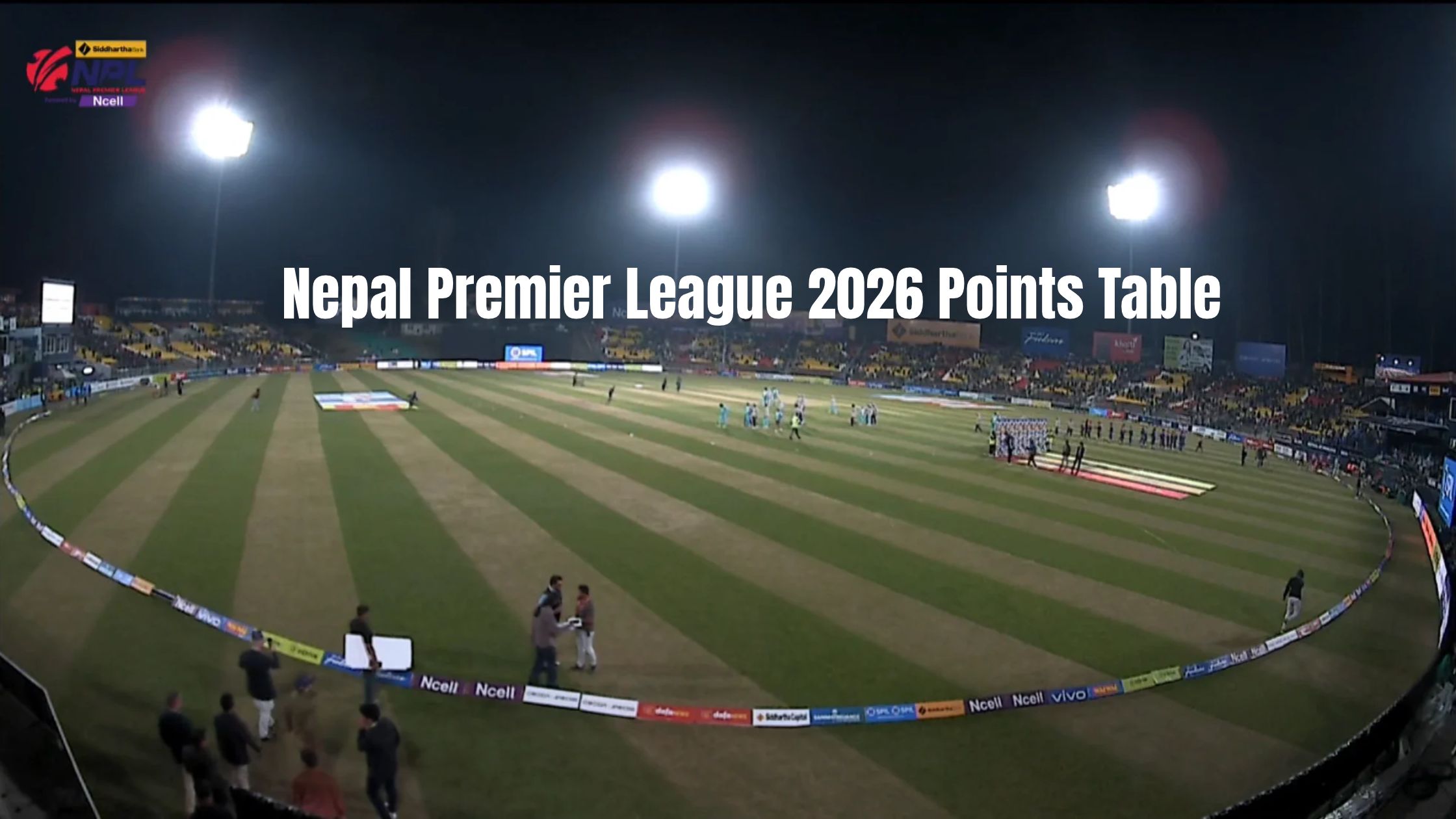 Nepal Premier League 2026 Points Table